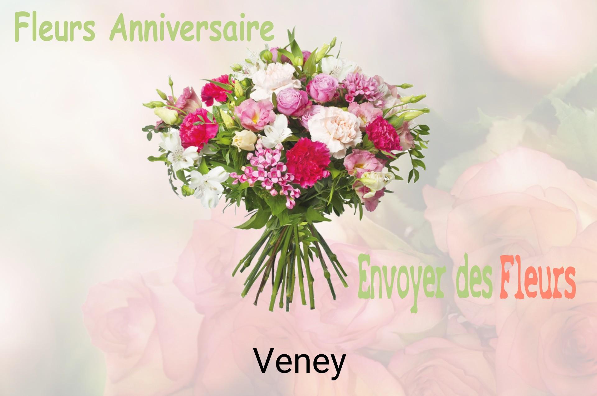 Bouquet de fleurs d’anniversaire livré à Veney