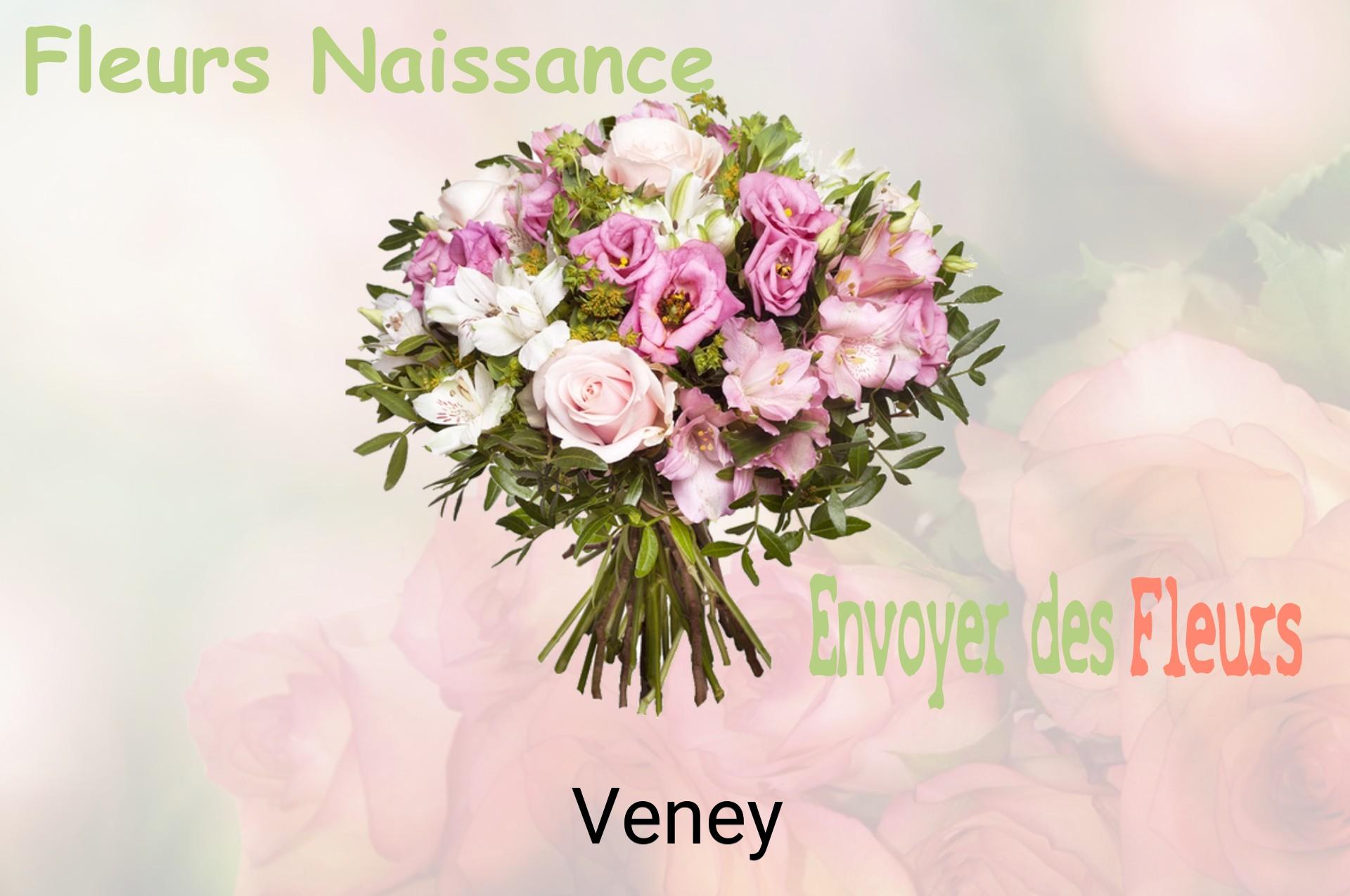 Bouquet de fleurs de naissance livré à Veney